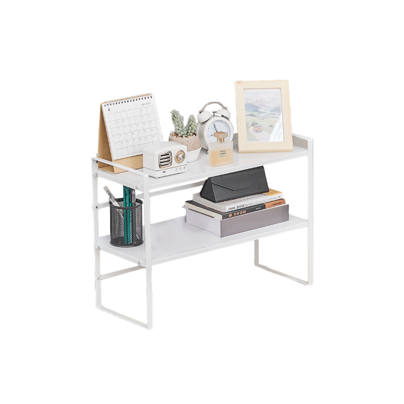 Modern Metal Bookcase, Geometric Bookshelf for Any Room, 8.5" W