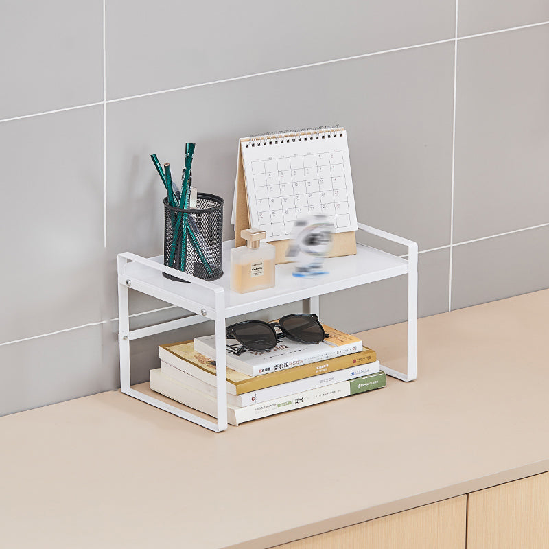 Modern Metal Bookcase, Geometric Bookshelf for Any Room, 8.5" W