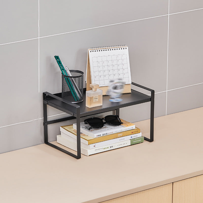 Modern Metal Bookcase, Geometric Bookshelf for Any Room, 8.5" W