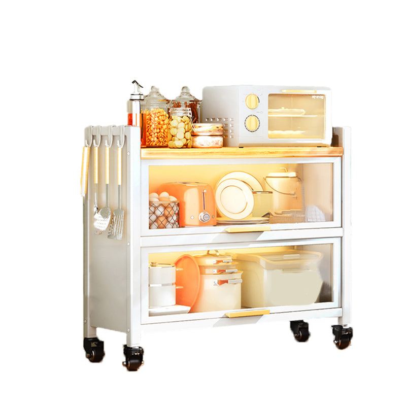 Metal Bookcase, 14.5" W, Geometric Multi Tiers Bookcase Shelves