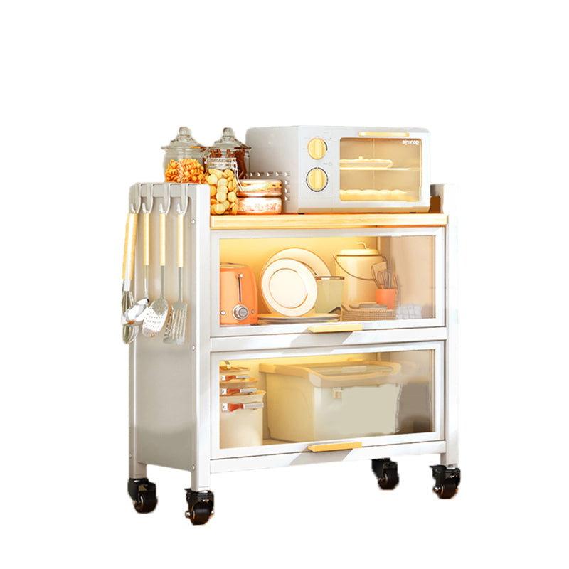 Metal Bookcase, 14.5" W, Geometric Multi Tiers Bookcase Shelves