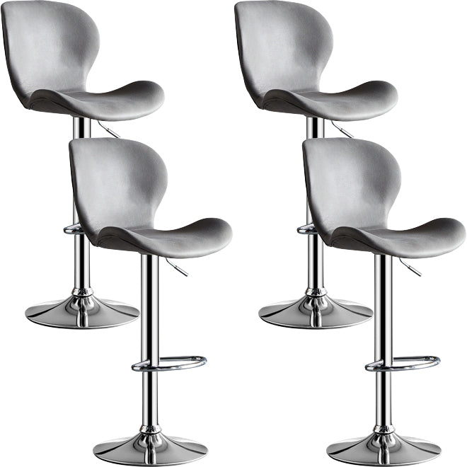 Modern Liftable Bar-stool Metal Counter Bar Stool with Metal Legs for Kitchen