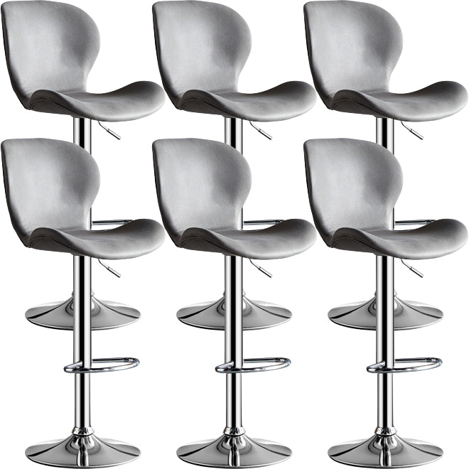 Modern Liftable Bar-stool Metal Counter Bar Stool with Metal Legs for Kitchen