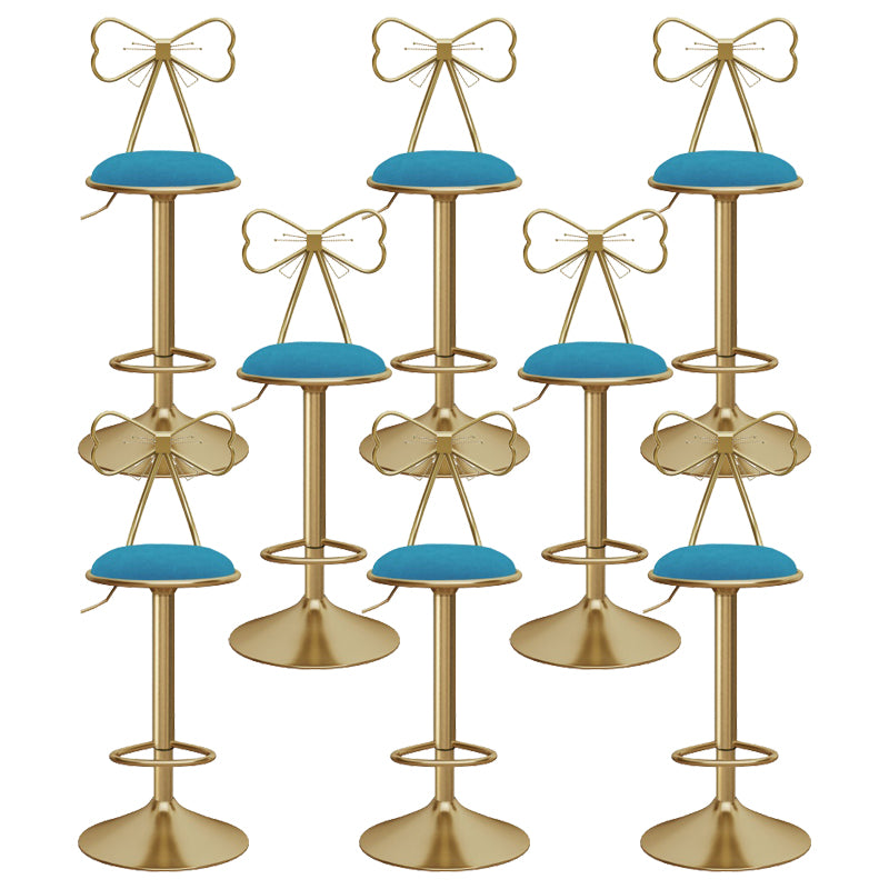 Upholstered Bar Stools Adjustable Height Scandinavian Counter-height Stool