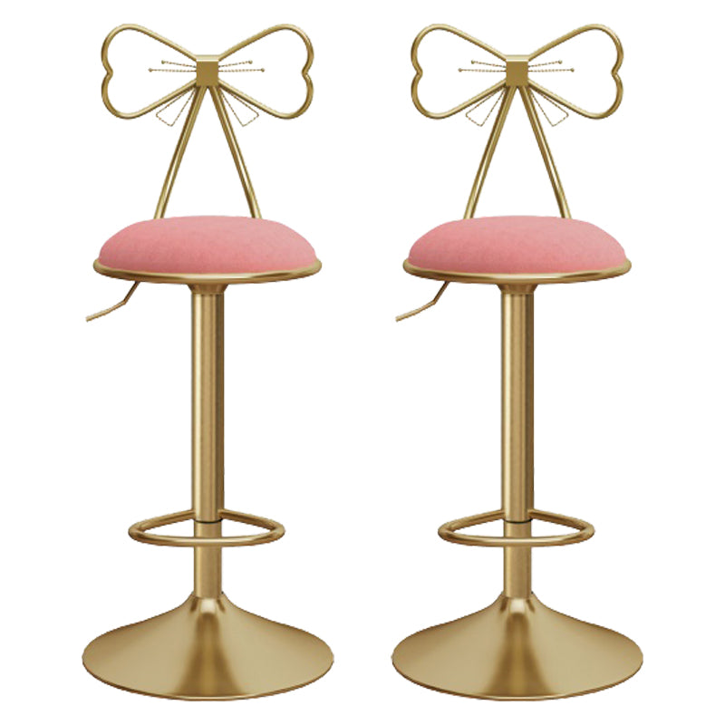 Upholstered Bar Stools Adjustable Height Scandinavian Counter-height Stool