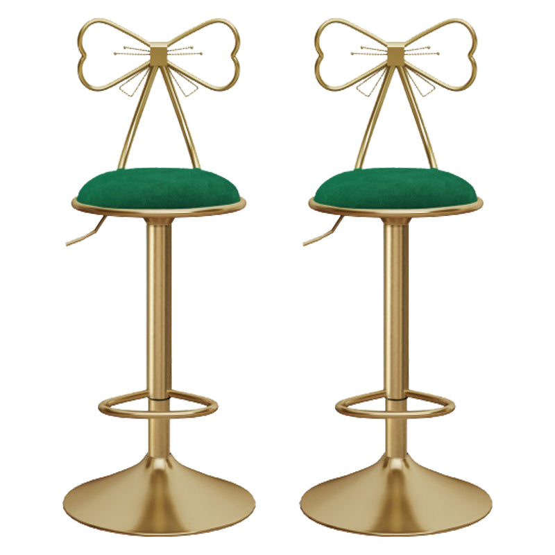 Upholstered Bar Stools Adjustable Height Scandinavian Counter-height Stool