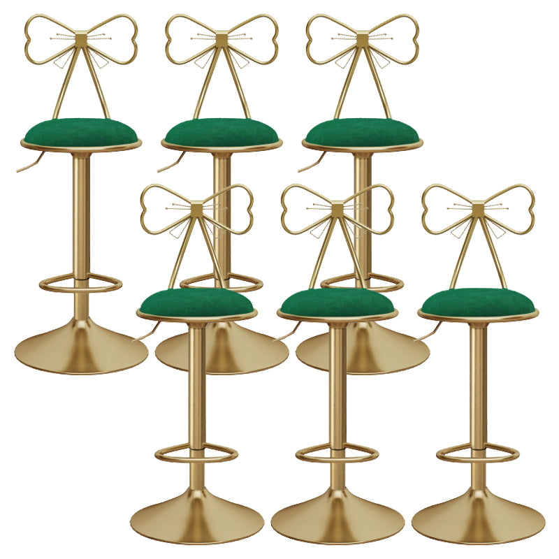 Upholstered Bar Stools Adjustable Height Scandinavian Counter-height Stool