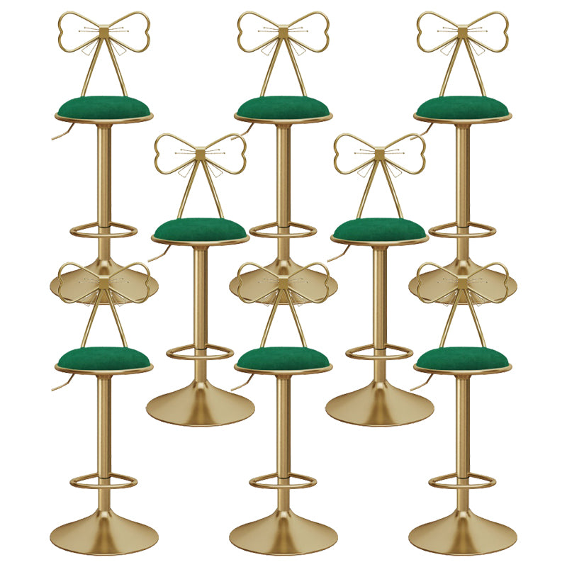 Upholstered Bar Stools Adjustable Height Scandinavian Counter-height Stool