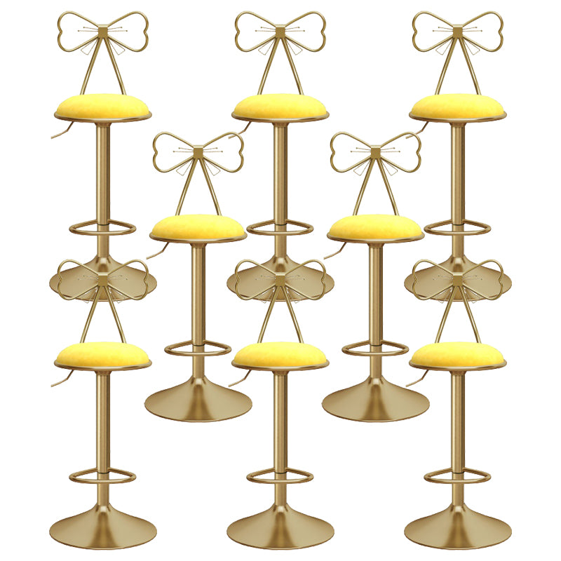 Upholstered Bar Stools Adjustable Height Scandinavian Counter-height Stool