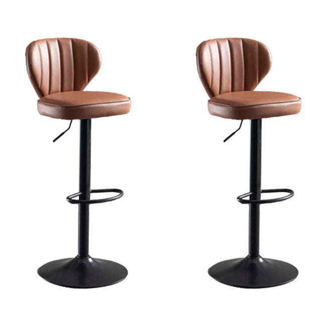 Modern Liftable Bar-stool Metal Counter Bar Stool with Metal Legs for Restaurant