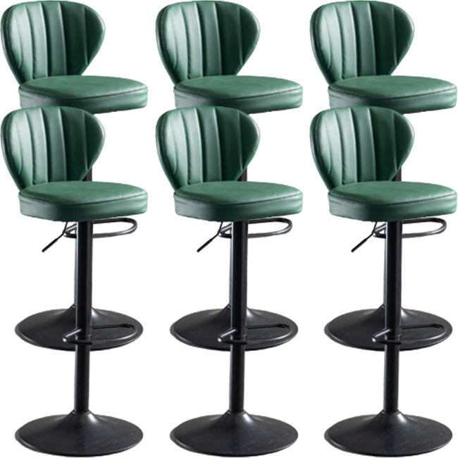 Modern Liftable Bar-stool Metal Counter Bar Stool with Metal Legs for Restaurant