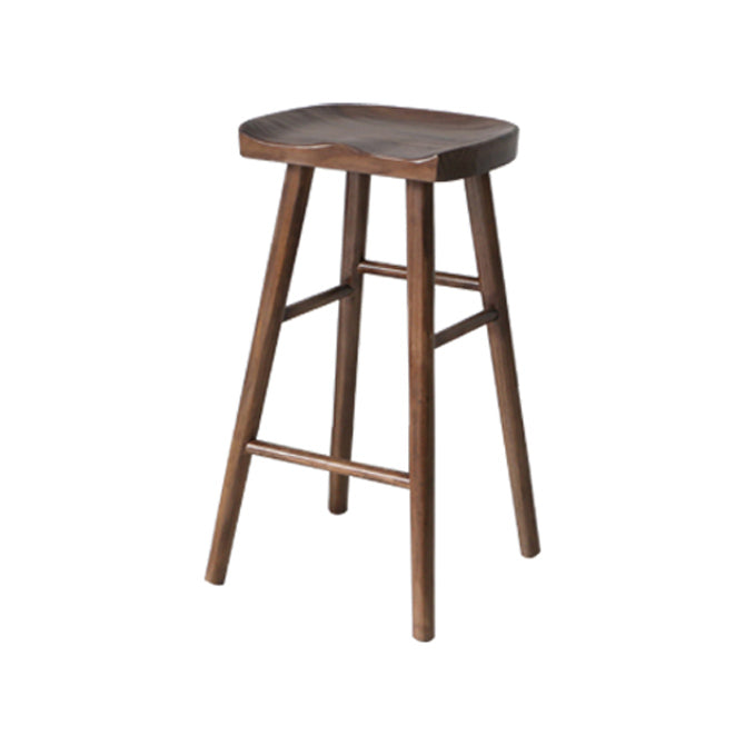 Modern Solid Wood Bar Table Set 1/4/7/9 Pieces Counter Table with Backless Stools