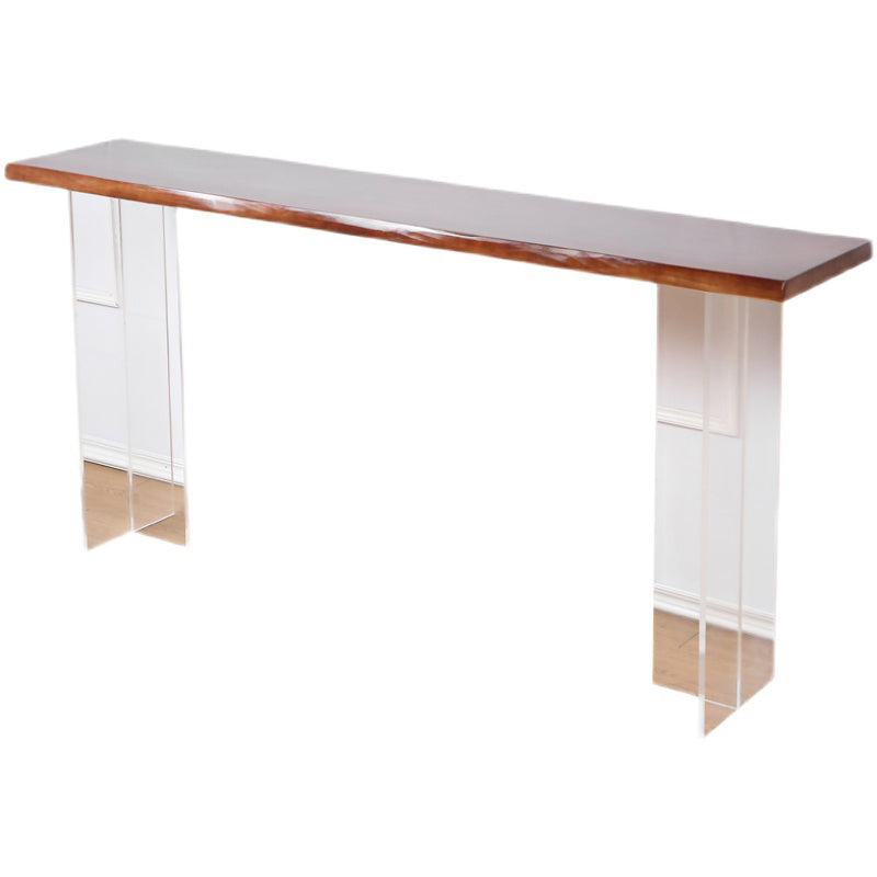 Modern Solid Wood Bar Table Set 1/4/7/9 Pieces Counter Table with Backless Stools