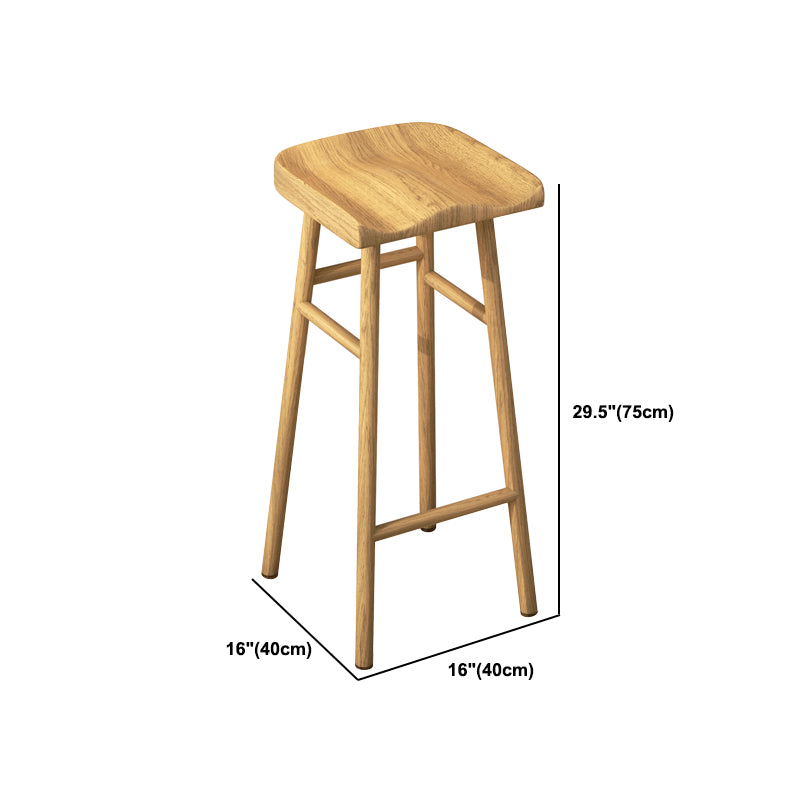 Modern 1/2/3/5 Pieces Bar Table Set Rectangle Pine Wood Counter Table with High Stools