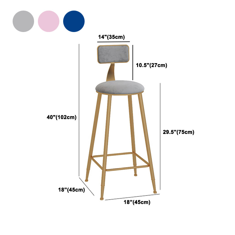 Glam Rectangle Bar Set Storage 1/2/3 Pieces Stone Counter Height Set in Gold