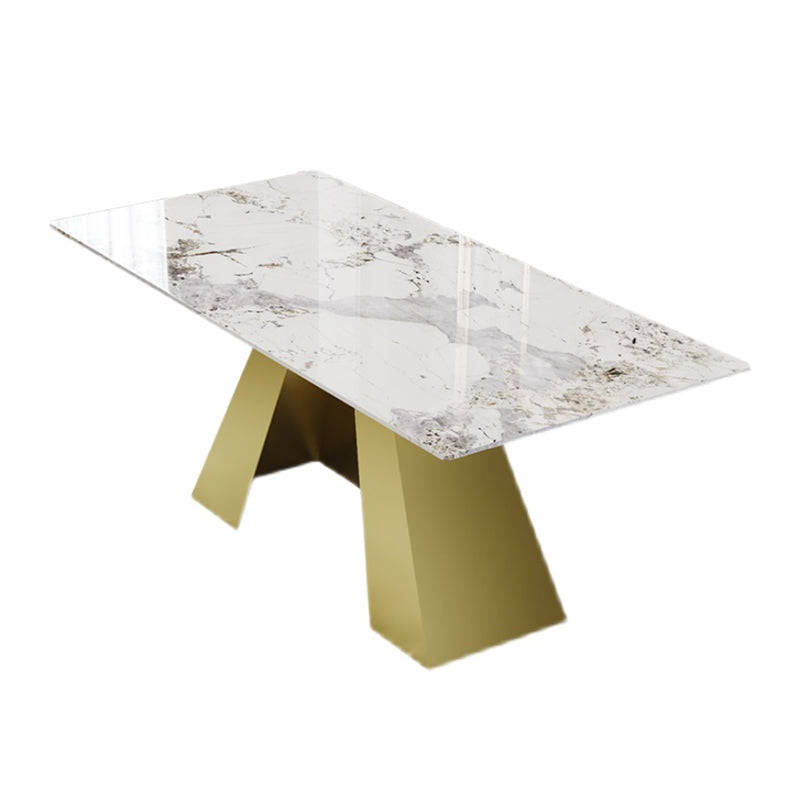 Nordic 1/5 Pieces Dining Set Rectangle Stone Dining Table for Kitchen Dining Room