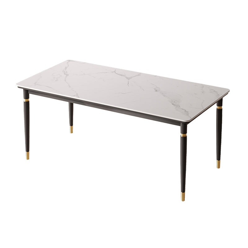 Nordic 1/4/5/7 Pieces Dining Set Rectangle Stone Dining Table for Dining Room Kitchen