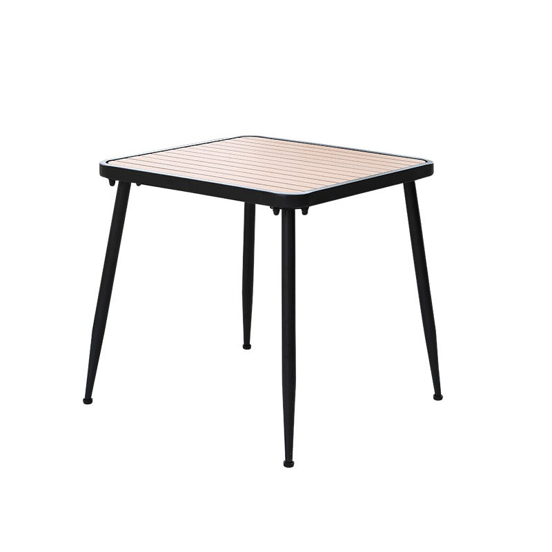Modern Style Metal Dining Table Set 1/2/3/5/7 Pieces Outdoor Dinette Set
