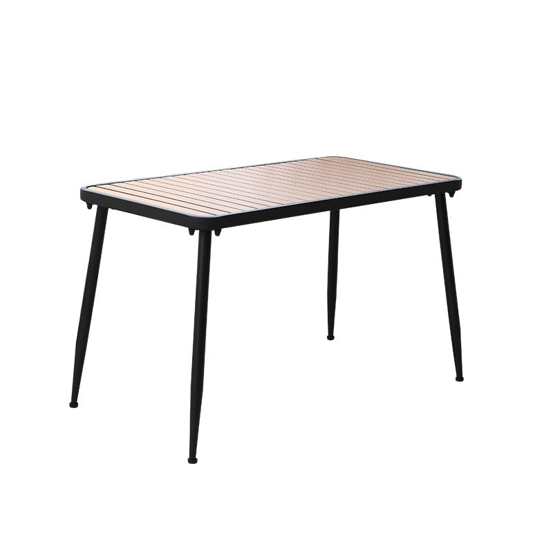 Modern Style Metal Dining Table Set 1/2/3/5/7 Pieces Outdoor Dinette Set