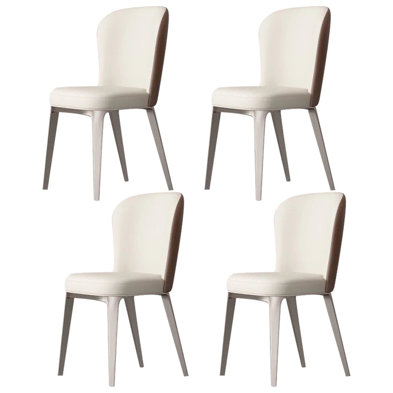 Modern Leather Dining Set 1/4/5/7 Pieces Round Dining Table and Chairs
