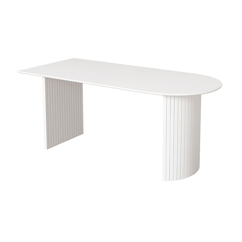 White Dining Table Contemporary Style Dinette Table for Kitchen Home