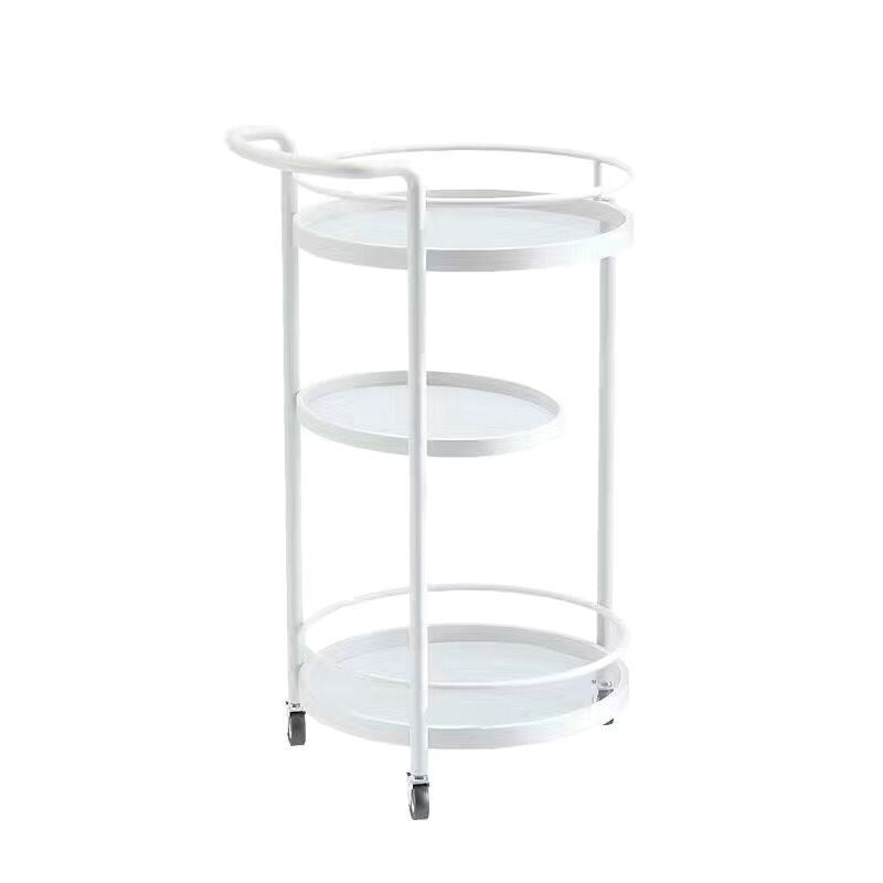 Modern Metal Rolling Prep Table Rectangular Prep Table for Home Use