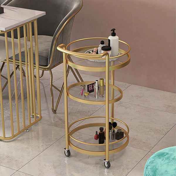 Modern Metal Rolling Prep Table Rectangular Prep Table for Home Use