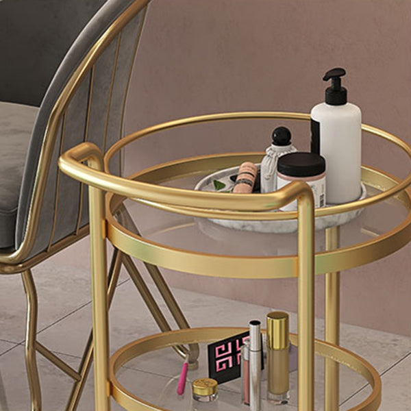 Modern Metal Rolling Prep Table Rectangular Prep Table for Home Use