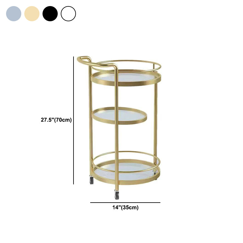 Modern Metal Rolling Prep Table Rectangular Prep Table for Home Use