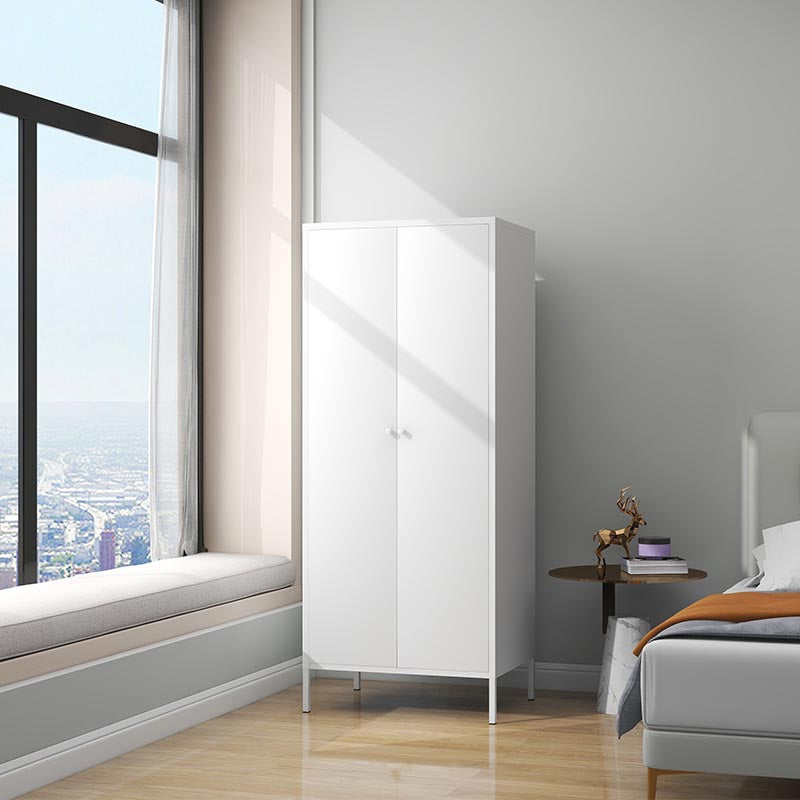 Contemporary Wardrobe Closet Steel Wardrobe Armoire for Bedroom