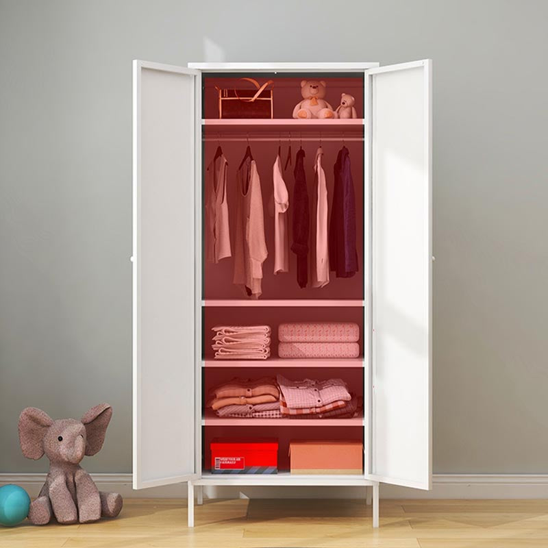 Contemporary Wardrobe Closet Steel Wardrobe Armoire for Bedroom