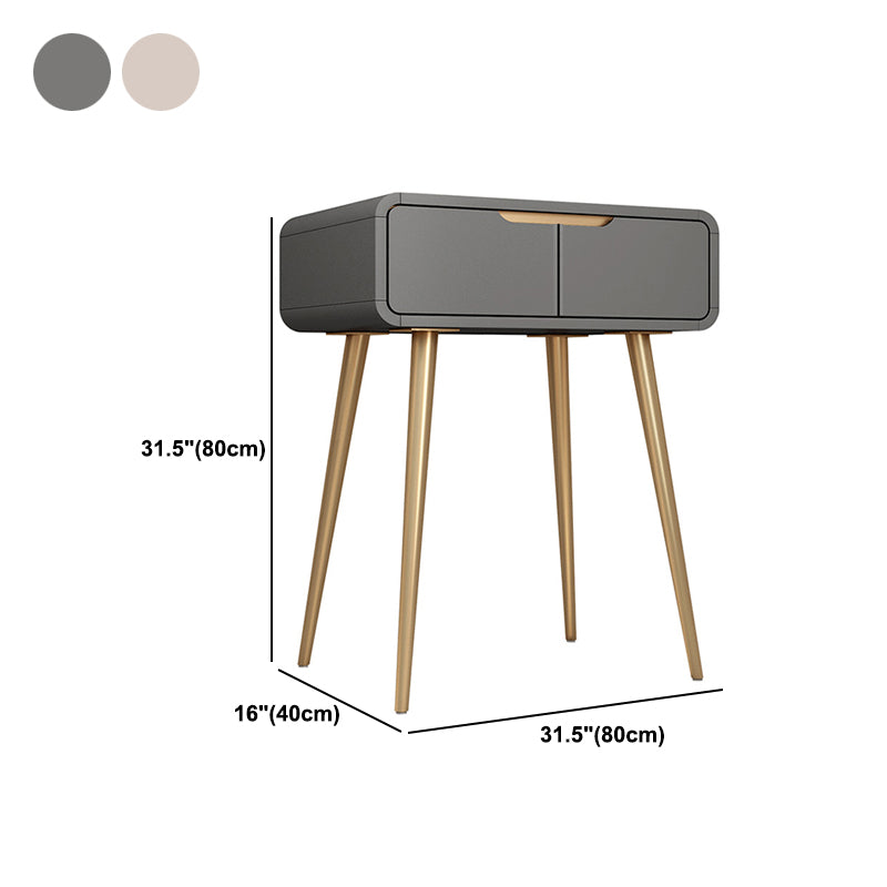 Glam Make-up Vanity with Drawer in Grey/white/pink for Bedroom