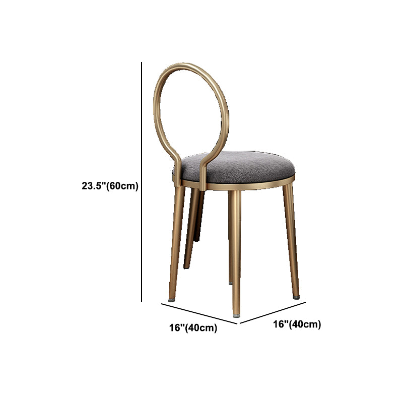 Glam Make-up Vanity with Drawer in Grey/white/pink for Bedroom