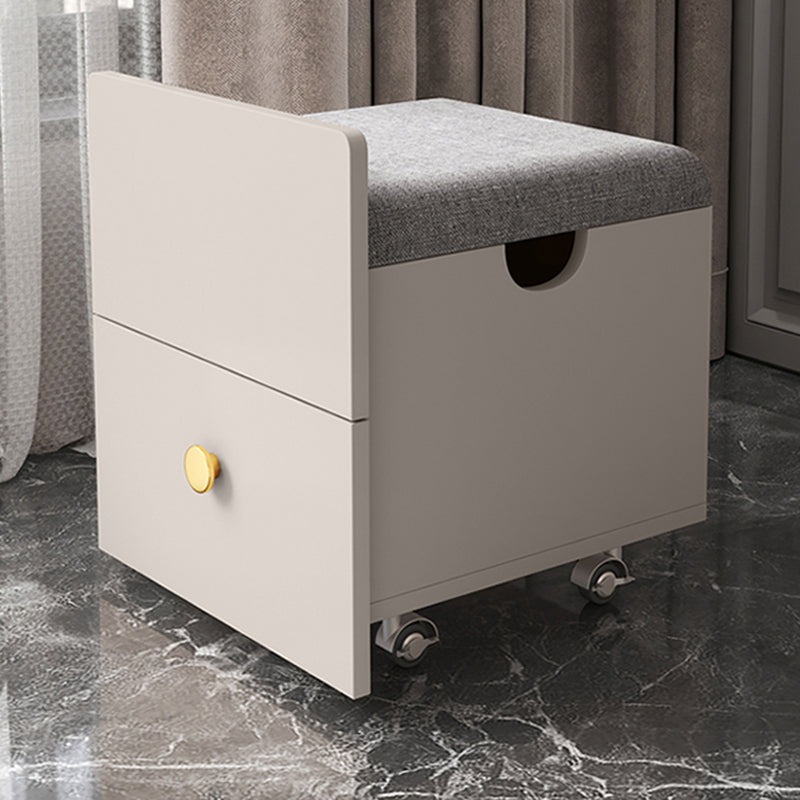 Modern White/Grey Makeup Vanity Desk Table Wood Makeup Counter