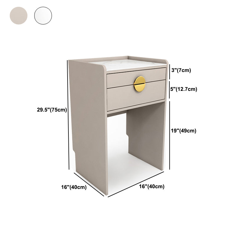 Modern White/Grey Makeup Vanity Desk Table Wood Makeup Counter