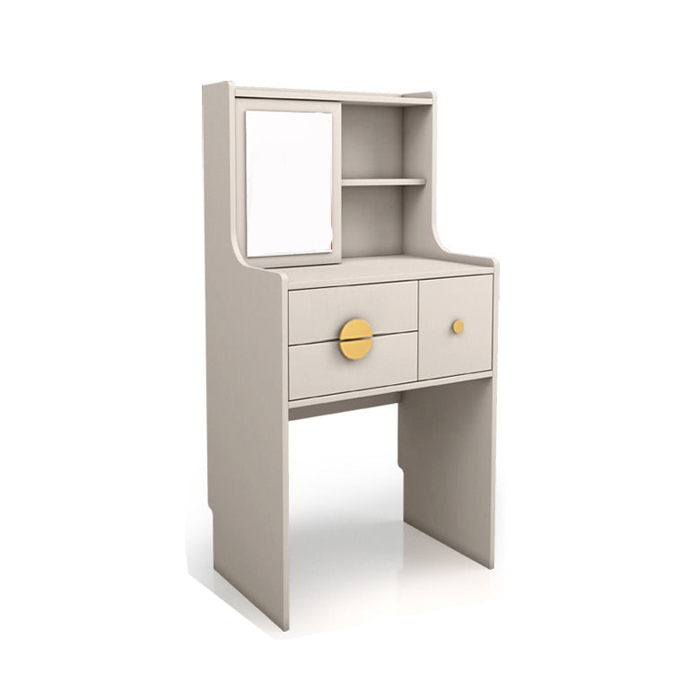 Modern Wood Vanity Dressing Table Grey/White Vanity Table with Drawers