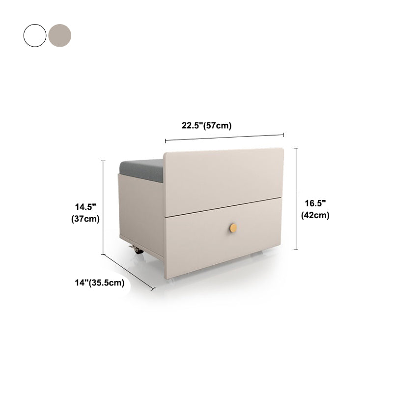 Modern Wood Vanity Dressing Table Grey/White Vanity Table with Drawers