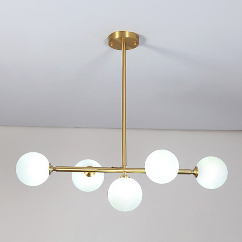 Nordic Bubbles Hanging Island Light Glass Island Pendant Light for Dining Room