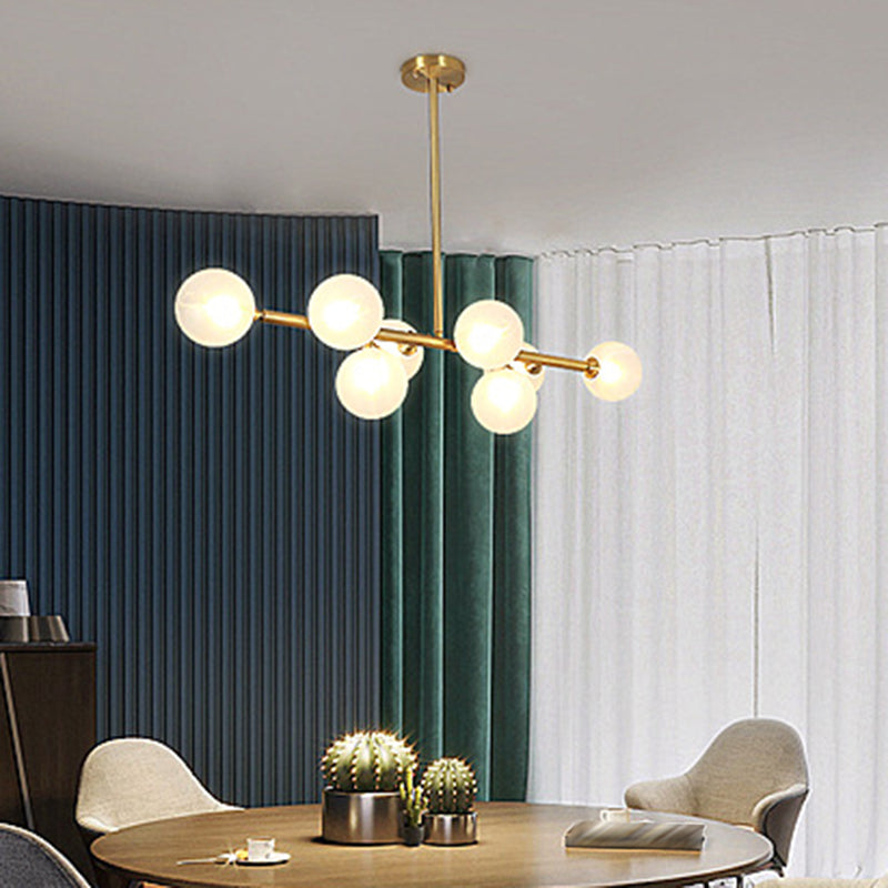 Nordic Bubbles Hanging Island Light Glass Island Pendant Light for Dining Room