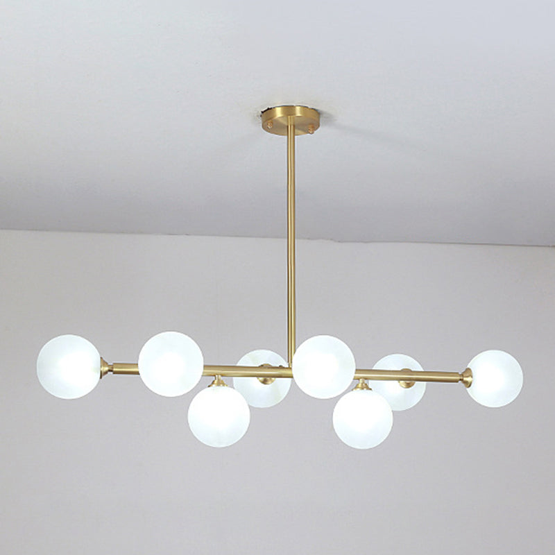Nordic Bubbles Hanging Island Light Glass Island Pendant Light for Dining Room