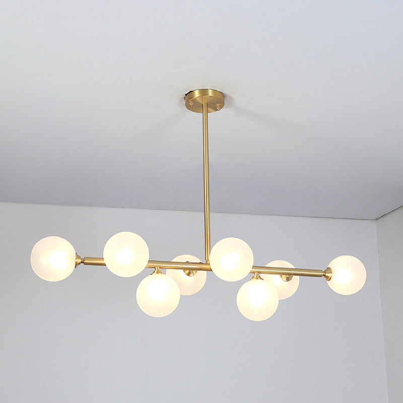 Nordic Bubbles Hanging Island Light Glass Island Pendant Light for Dining Room