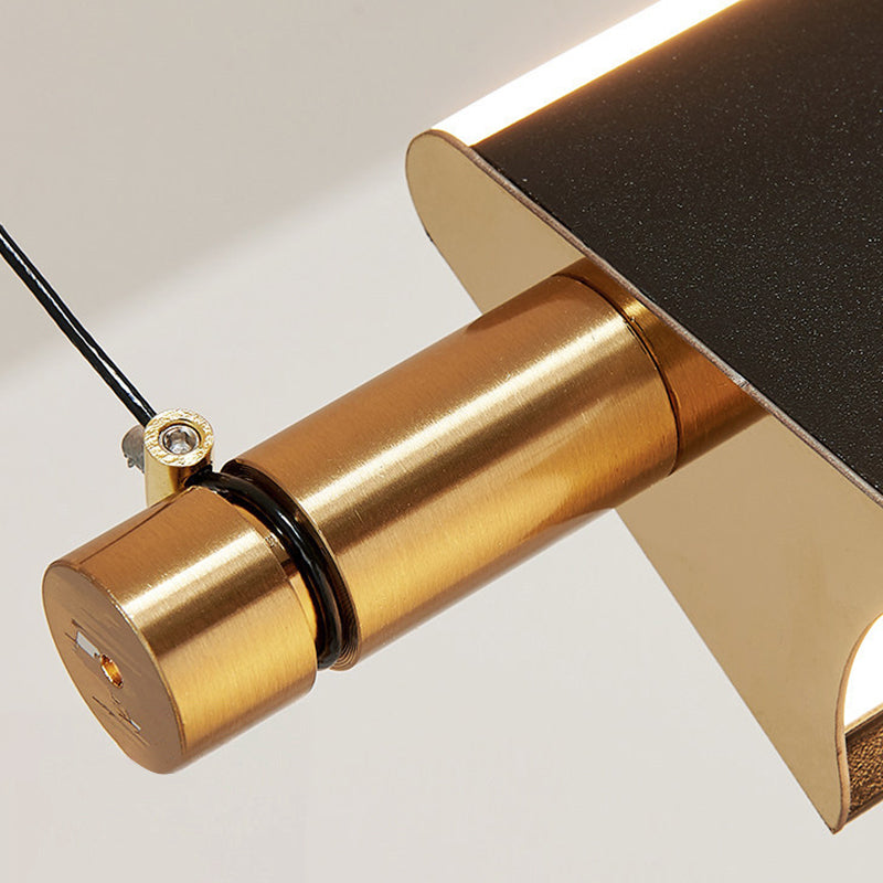 Modern Simple Hanging Island Light Metal LED Hanging Lighting Fixture for Sitting Room