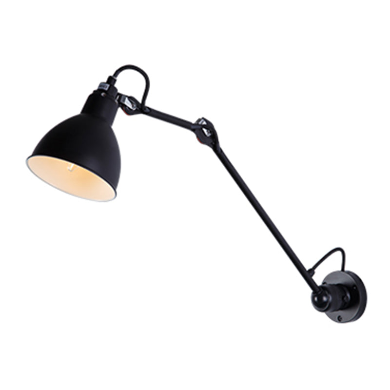 Modern Wall Sconce Linear Shape Reading Wall Light with Metal Shade for Bedroom