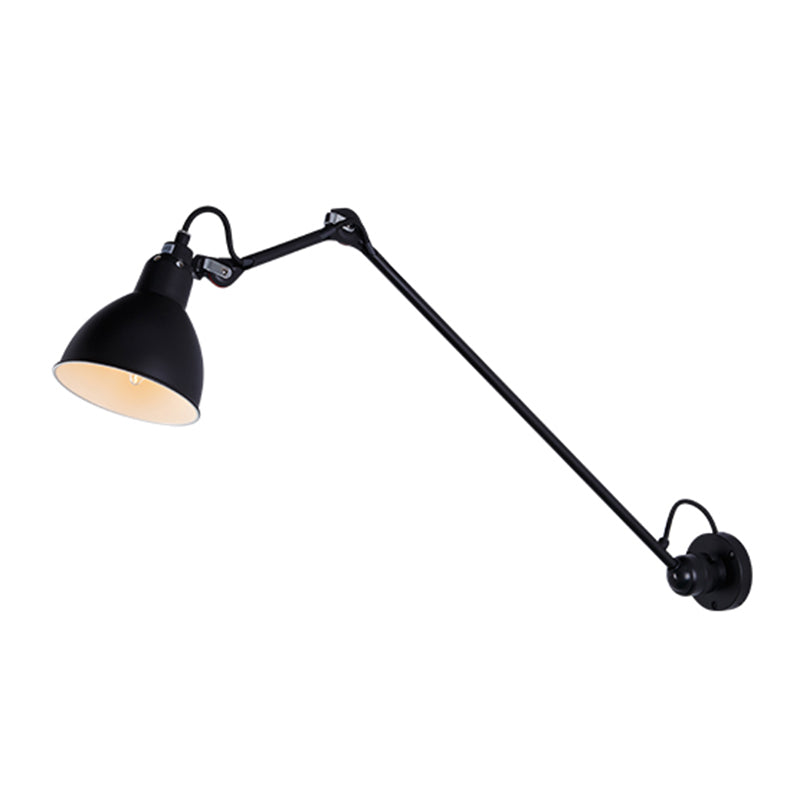 Modern Wall Sconce Linear Shape Reading Wall Light with Metal Shade for Bedroom