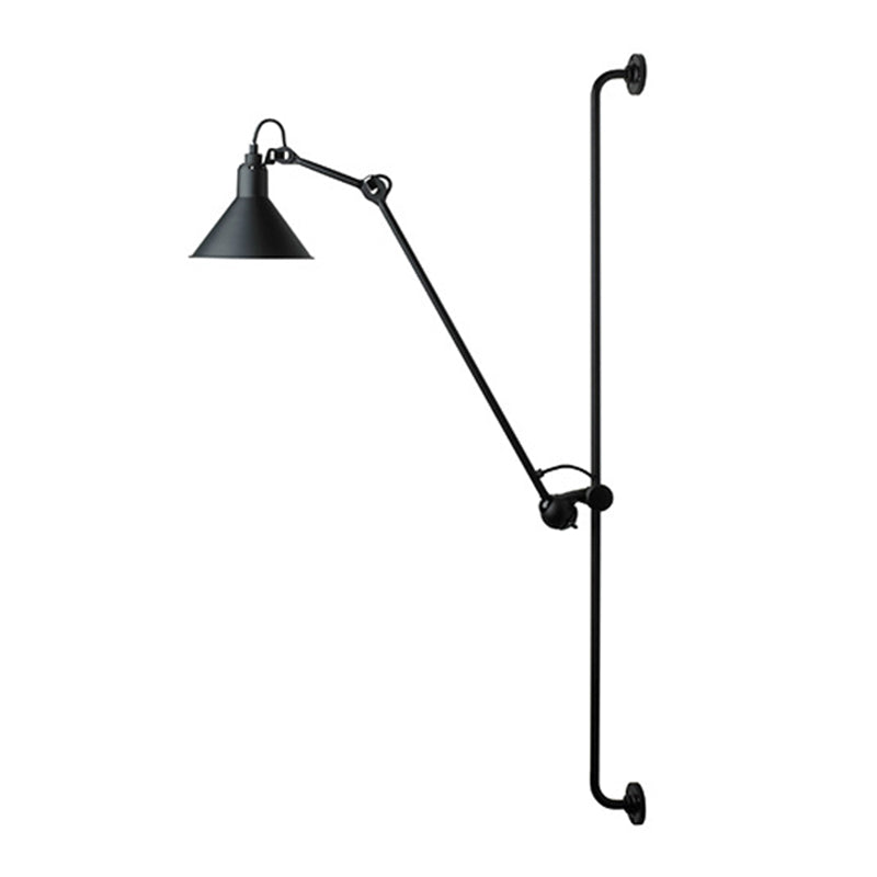 Modern Wall Sconce Linear Shape Reading Wall Light with Metal Shade for Bedroom