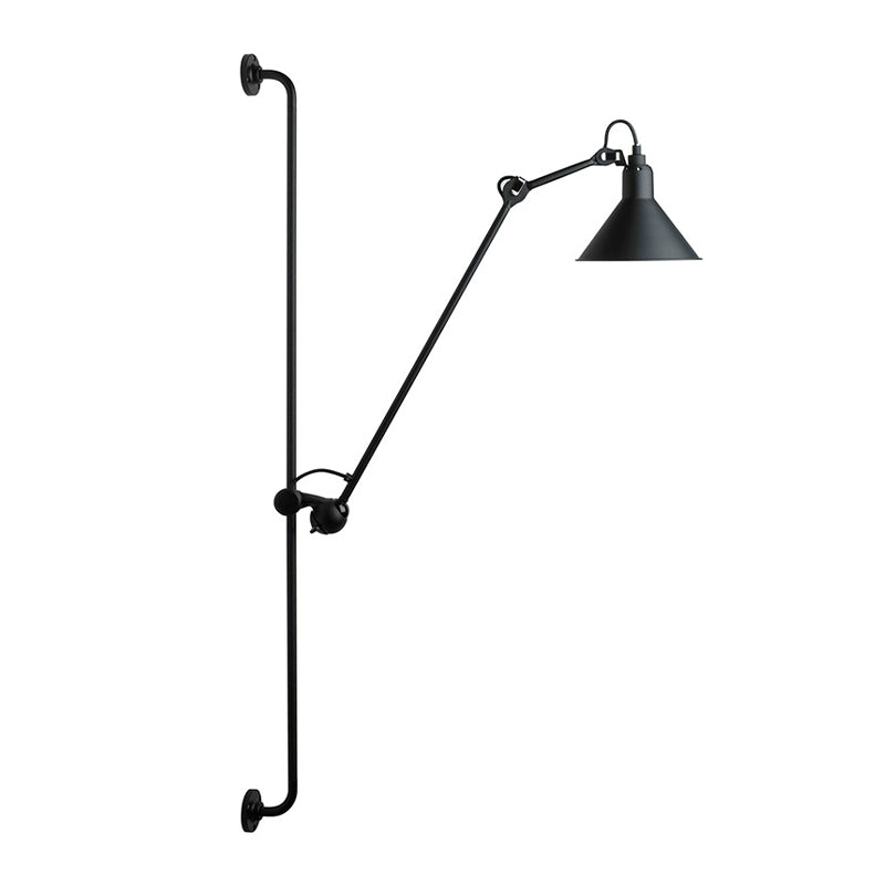 Modern Wall Sconce Linear Shape Reading Wall Light with Metal Shade for Bedroom