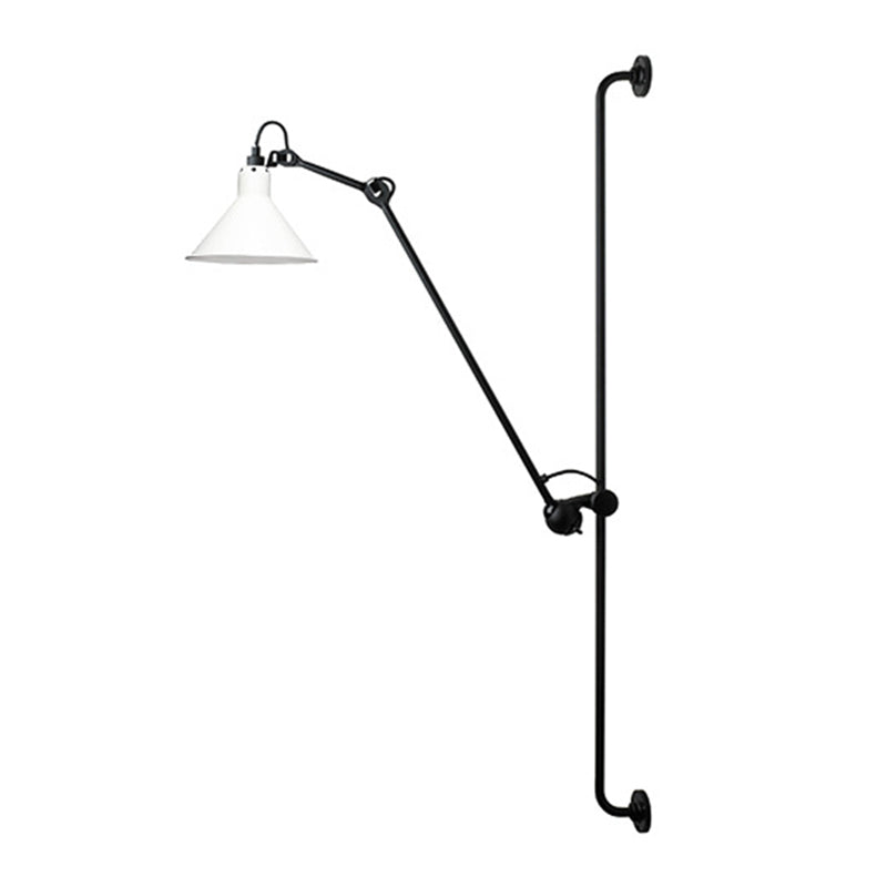 Modern Wall Sconce Linear Shape Reading Wall Light with Metal Shade for Bedroom