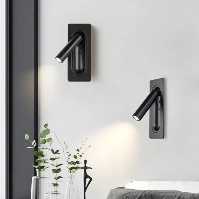 1 Light Wall Sconce Modern Style Metal Wall Lighting for Bedside