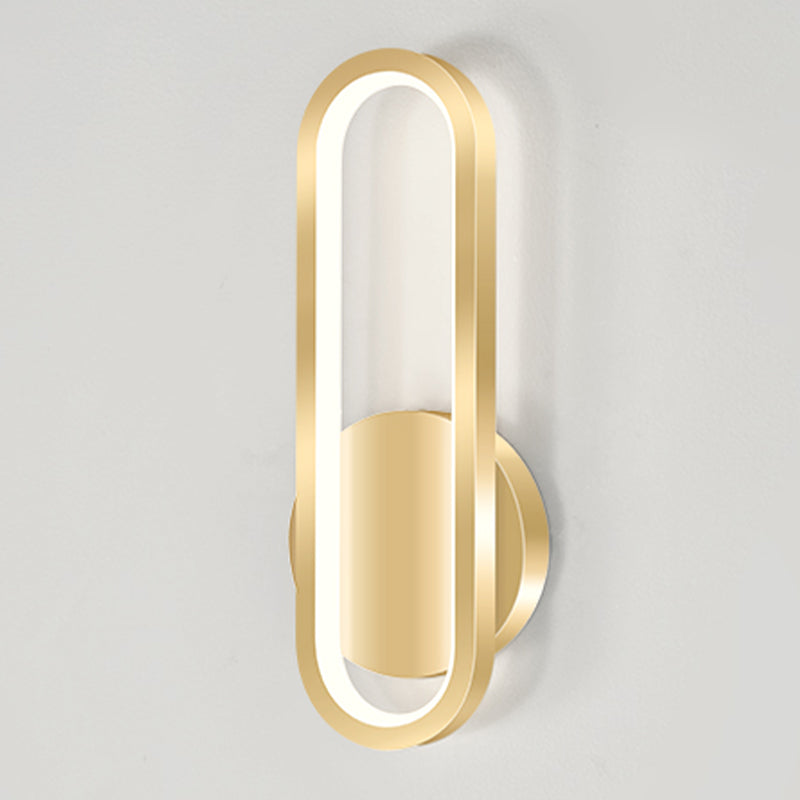 Modern Simple Wall Mount Light LED Wall Light with Acrylic Shade for Living Room
