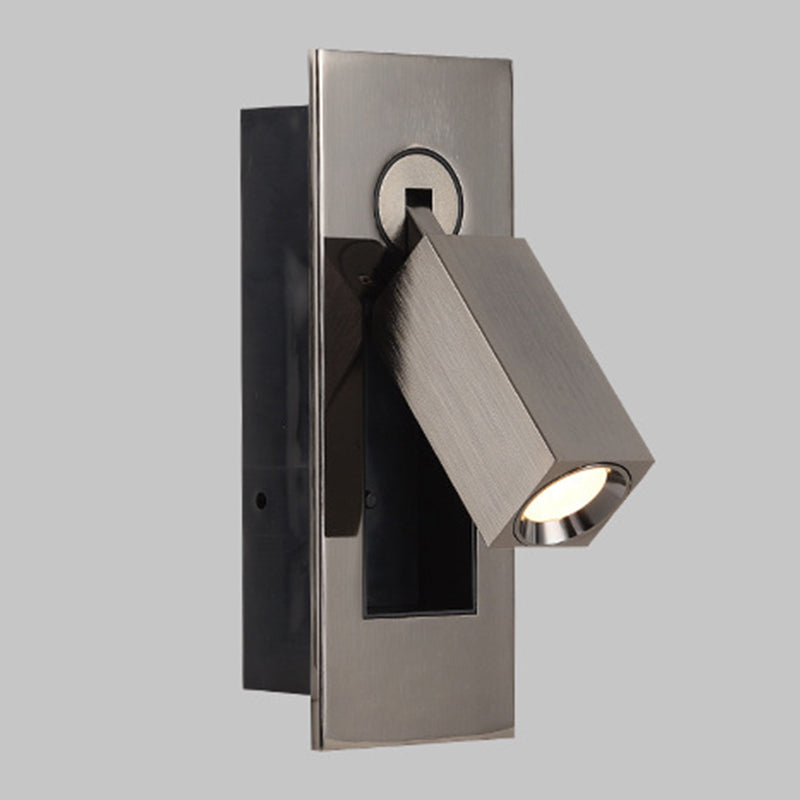 1 Light Wall Sconce Modern Style Metal Wall Lighting for Bedside